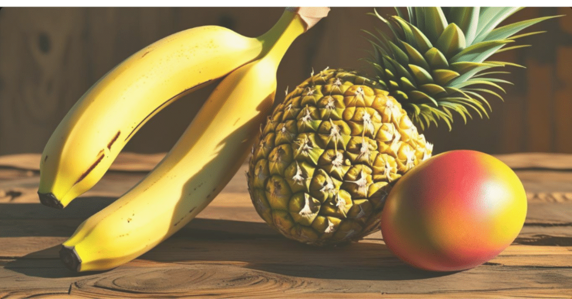 Tropsko voće: banana, mango, ananas - održava naše zdravlje