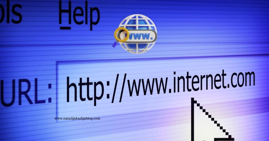 Prikaz URL adrese u adresnoj traci internetskog preglednika.