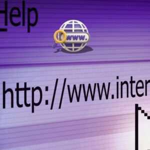 Prikaz URL adrese u adresnoj traci internetskog preglednika.
