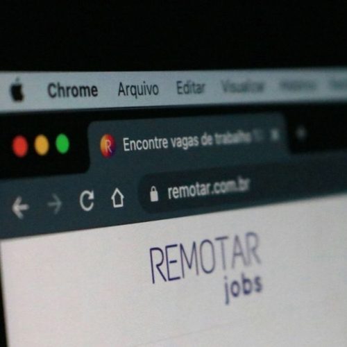 Prikaz URL adrese remote jobs u adresnoj traci